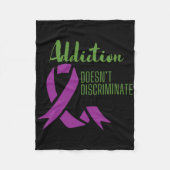 Couverture Polaire Mois De Sensibilisation Aux Opioïdes Perdu Aime Un (Devant)