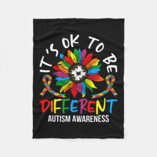 Couverture Polaire Mois De Sensibilisation sur l'autisme Des Tourneso