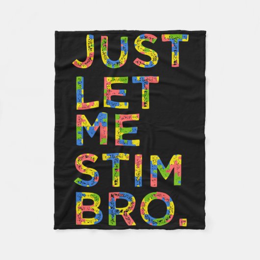 Couverture Polaire Mois De Sensibilisation sur l'autisme Drôle Laisse (Devant)