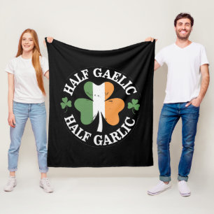 Couverture Polaire Moitié gaélique moitié irlandais italien St. Patri