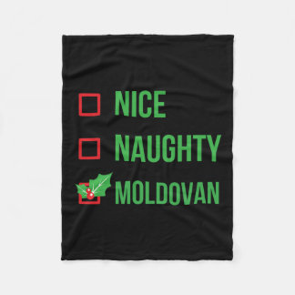 Couverture Polaire Moldavie Funny Moldova Pyjama Noël