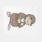 Couverture Polaire Mole avec Coffee Cup (Devant (Horizontal))