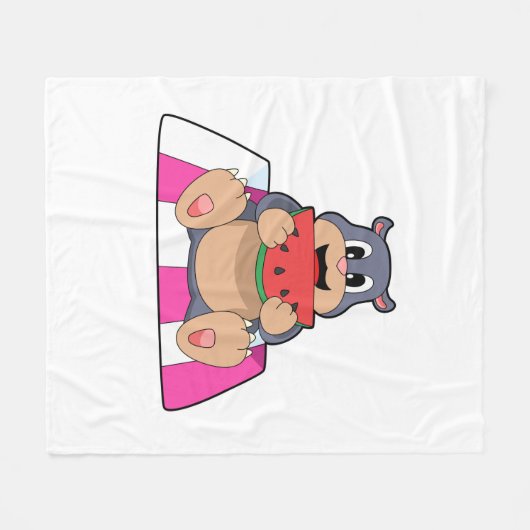 Couverture Polaire Mole avec Watermelon.PNG (Devant (Horizontal))