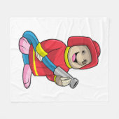 Couverture Polaire Mole comme pompier avec tuyau (Devant (Horizontal))