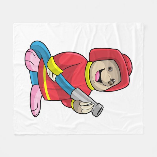 Couverture Polaire Mole comme pompier avec tuyau (Devant (Horizontal))