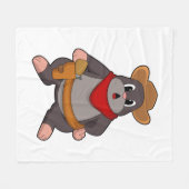 Couverture Polaire Mole en cowboy (Devant (Horizontal))