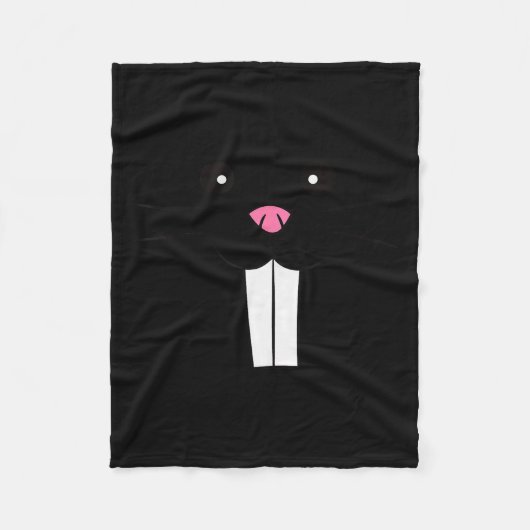Couverture Polaire Mole Rat Costume Mole Disguise Funny Mole (Devant)