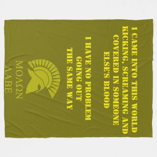 COUVERTURE POLAIRE MOLON LABE (Devant (Horizontal))