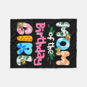 Couverture Polaire Mom And Dad Of The Birthday Girl Hawaii Family Par (Devant (Horizontal))