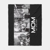 Couverture Polaire Mom Established Bold Black 3 Photo  (Devant)