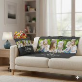 Couverture Polaire Mom Established Elegant Script Black 3 Photo