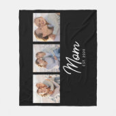 Couverture Polaire Mom Established Elegant Script Black 3 Photo (Devant)