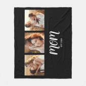 Couverture Polaire Mom Established Modern Bold Script Black 3 Photo (Devant)
