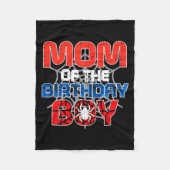 Couverture Polaire Mom Of Birthday Boy Sder Bday Party Family Matchin (Devant)