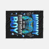 Couverture Polaire Mom Of The Birthday Boy Cool Gamer Funny Video Gam (Devant (Horizontal))