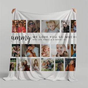 Couverture Polaire Momie personnalisée 18 Collage photo