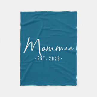 Couverture Polaire Mommie drôle est annonce de bébé Mommie