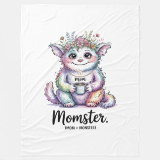 Couverture Polaire Momster. (Mom + Monster)