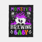 Couverture Polaire Momster Of The Brewing Baby Mom To Be Halloween (Devant)