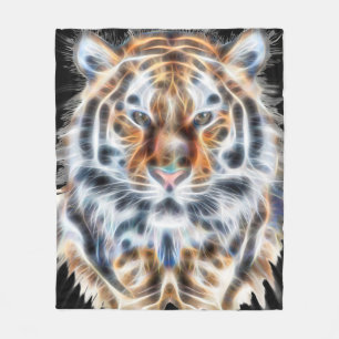 Couverture Polaire Mon chat a une énergie de style Tigre déchaîné