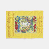 Couverture Polaire Mon choix de vie Cancer Angel Soft Fleece Blanches (Devant (Horizontal))