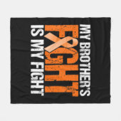 Couverture Polaire Mon combat Frères est ma lutte contre la leucémie (Devant (Horizontal))