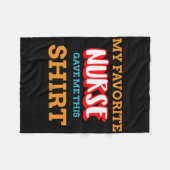 Couverture Polaire Mon Infirmière Préférée M'A Donné Cette Patie Médi (Devant (Horizontal))