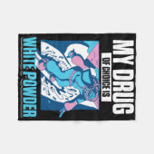 Couverture Polaire Mon Médicament Préféré Est La Poudre Blanche Snowb (Devant (Horizontal))