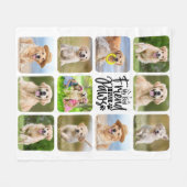 Couverture Polaire Mon Meilleur Ami A Pws Custom Pet Chien 11 Photo (Devant (Horizontal))