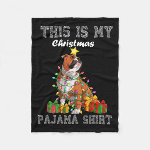 Couverture Polaire Mon pyjama de Noël