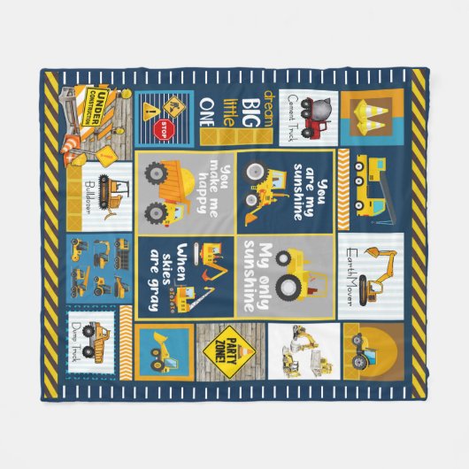 Couverture Polaire Mon rêve de soleil Big Little One (Devant (Horizontal))