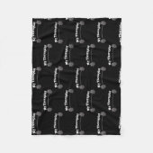 Couverture Polaire Mon thérapeute Bodybuilder Poids Gym  (Devant)