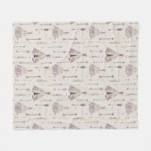 Couverture Polaire Mon village Teepee (Devant (Horizontal))