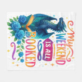 Couverture Polaire Mon Week-End Est Réservé (Devant (Horizontal))