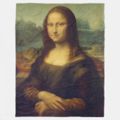 Couverture Polaire Mona Lisa By Leonardo Da Vinci (Devant)