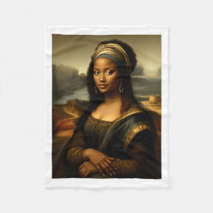 Couverture Polaire Mona Lisa noire Histoire des Noirs américains Mon