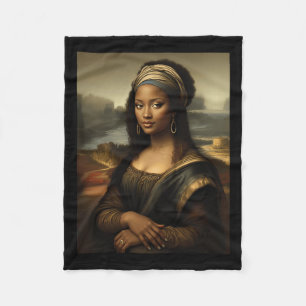 Couverture Polaire Mona Lisa noire Histoire des Noirs américains Mon