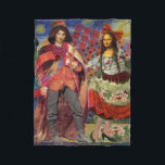 Couverture Polaire Mona Lisa Romantic Funny Art coloré<br><div class="desc">Cette merveilleuse invitation prend des éléments de la Mona Lisa et de Van Gogh's Starry nuit pour faire un thème mariage exceptionnellement unique et fantasque stationnaire pour une invitation, merci, numéro de table, et plus encore! Mona Lisa - Cette image présente la Mona Lisa avec son homme, dansant dans la...</div>