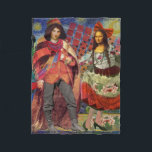 Couverture Polaire Mona Lisa Romantic Funny Art coloré<br><div class="desc">Cette merveilleuse invitation prend des éléments de la Mona Lisa et de Van Gogh's Starry nuit pour faire un thème mariage exceptionnellement unique et fantasque stationnaire pour une invitation, merci, numéro de table, et plus encore! Mona Lisa - Cette image présente la Mona Lisa avec son homme, dansant dans la...</div>