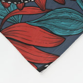 Couverture Polaire Monarch butterfly on red coneflowers (Coin)