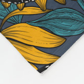 Couverture Polaire Monarch butterfly on yellow coneflowers (Coin)