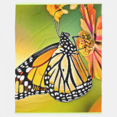 Couverture Polaire Monarch Butterfly Sip Design (Devant)
