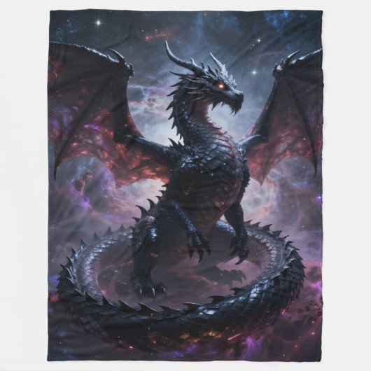 Couverture Polaire Monde des dragons – Le Royaume de feu et de magie´ (Devant)