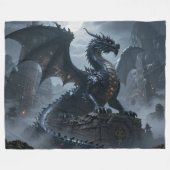 Couverture Polaire Monde des dragons – Le royaume de feu et de magie (Devant (Horizontal))