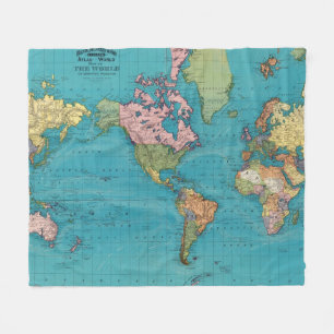 Couverture Polaire Monde, la projection de Mercator