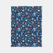 Couverture Polaire Monde marin (Devant)