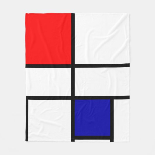 Couverture Polaire Mondrian 3 (Devant)