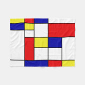 Couverture Polaire Mondrian #43 (Devant (Horizontal))