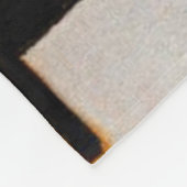 Couverture Polaire Mondrian - Composition avec grand plan rouge (Coin)