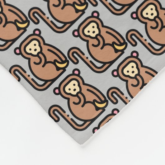 Couverture Polaire Monkey (Coin)